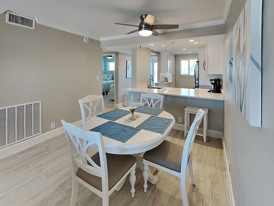 Dining Area Connecting to Kitchen