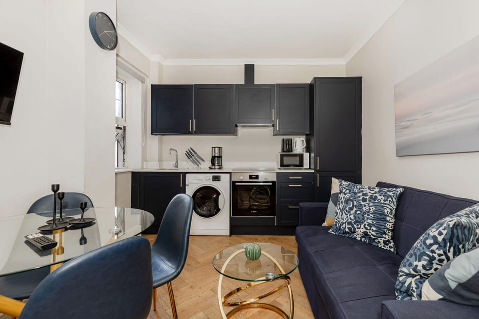 Panoramic Apartment, Private Bathroom, City View | Lounge