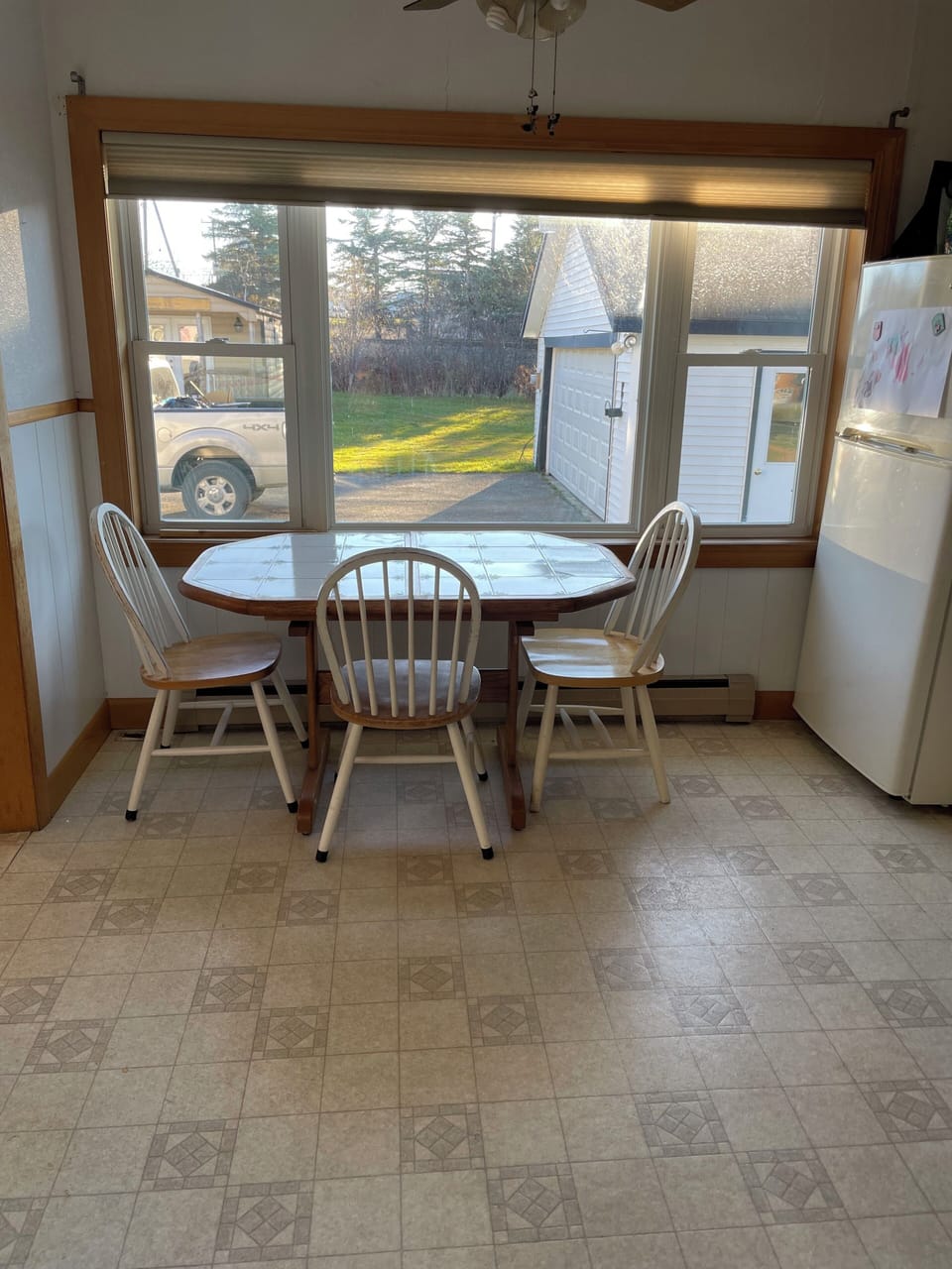 Dining area in kitchen