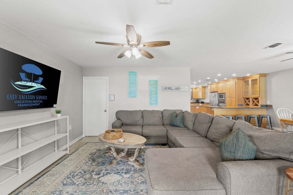 Living Area - Water Views - Deck Access - Smart TV