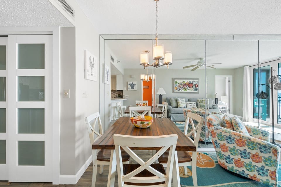 Dining area with plenty of space for meals and gathering