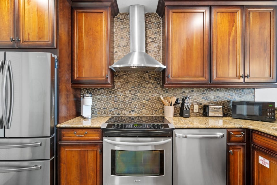Fully equipped kitchen ready for your culinary adventures