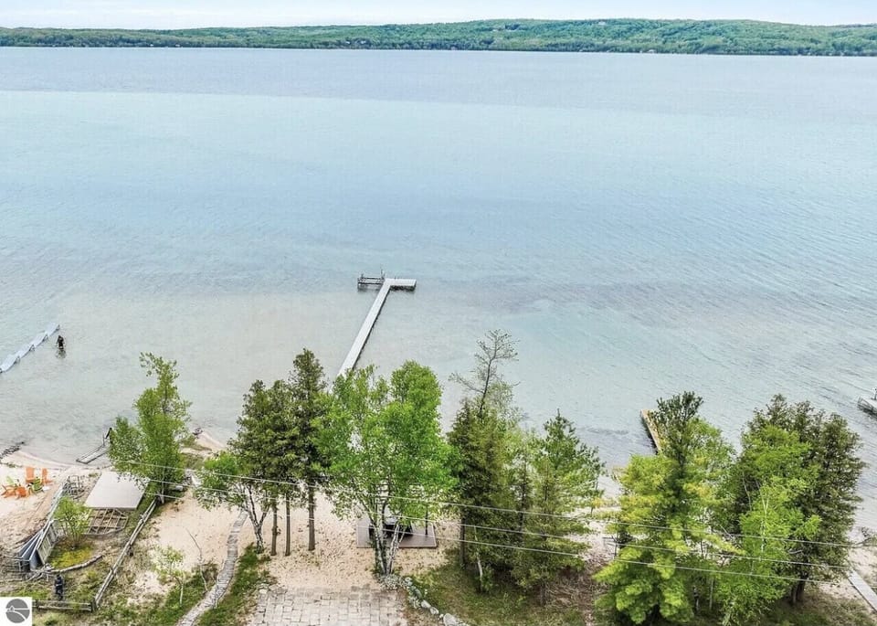Crystal clear water for swimming boating fishing