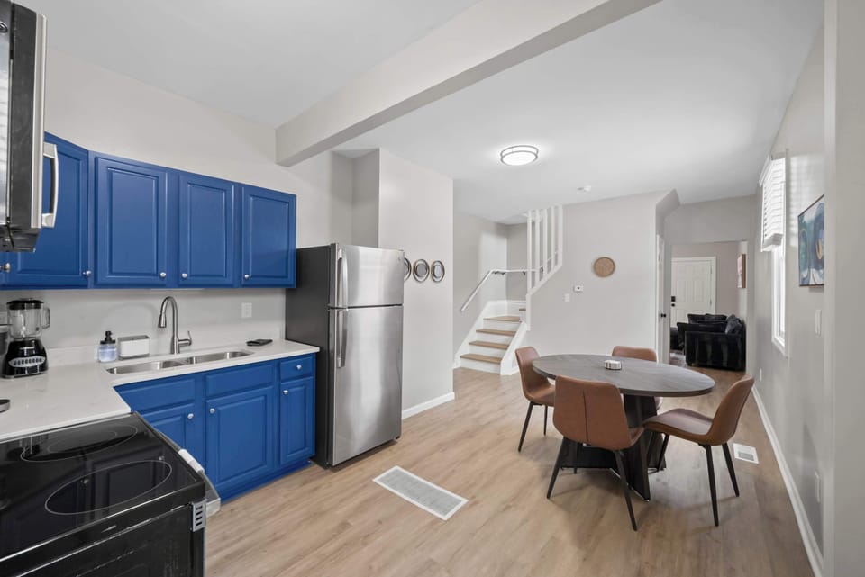 Make mealtime memories together at the dining table, seating 4​