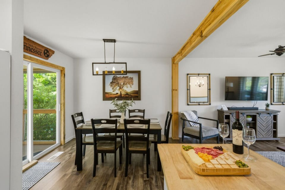 Dining Area | Warm Dining Space & Open Flow to Living Area | Inviting Everyday Comfort