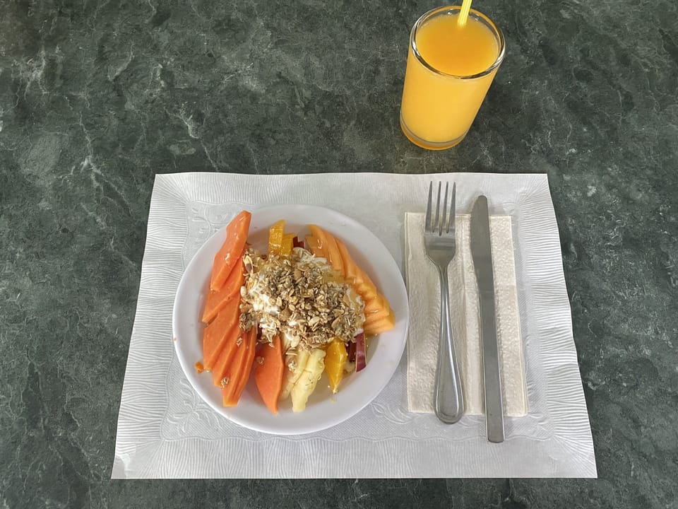 Daily cooked-to-order breakfast for a fee