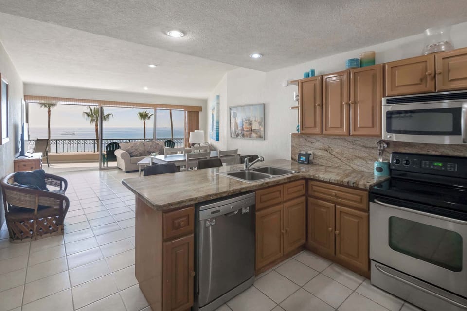Enjoy an Ocean View from the Kitchen