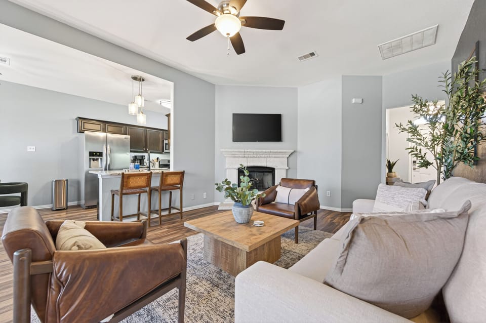 Spacious living area with a perfect blend of comfort and style.