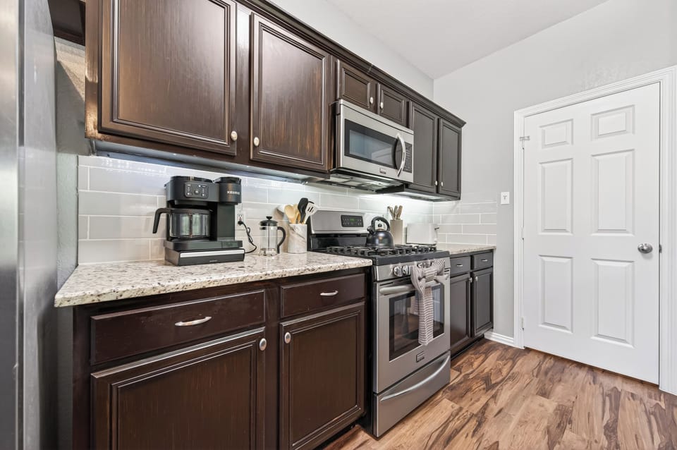 Fully equipped kitchen ready for your favorite meals.