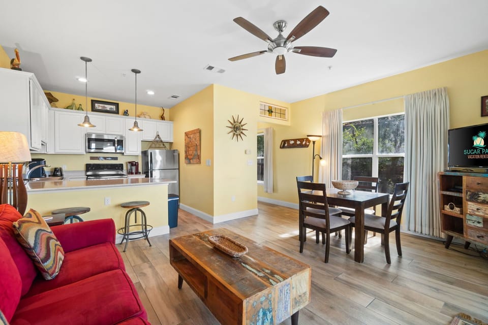 Open layout keeps everyone connected and comfortable.