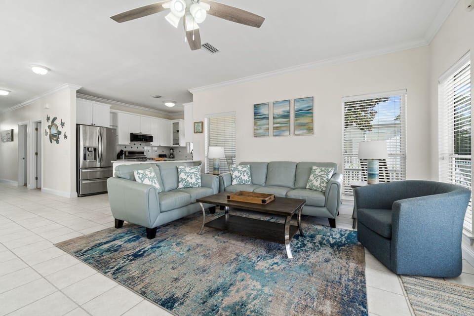 How perfect is this setup for movie nights, games, or shared meals?