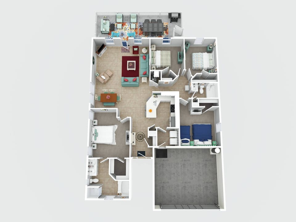3D home layout
