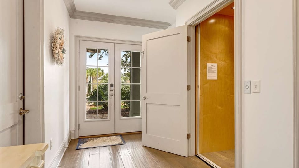 Enjoy the convenience of an in-home elevator with access to all three floors — perfect for luggage, groceries, and easy mobility.