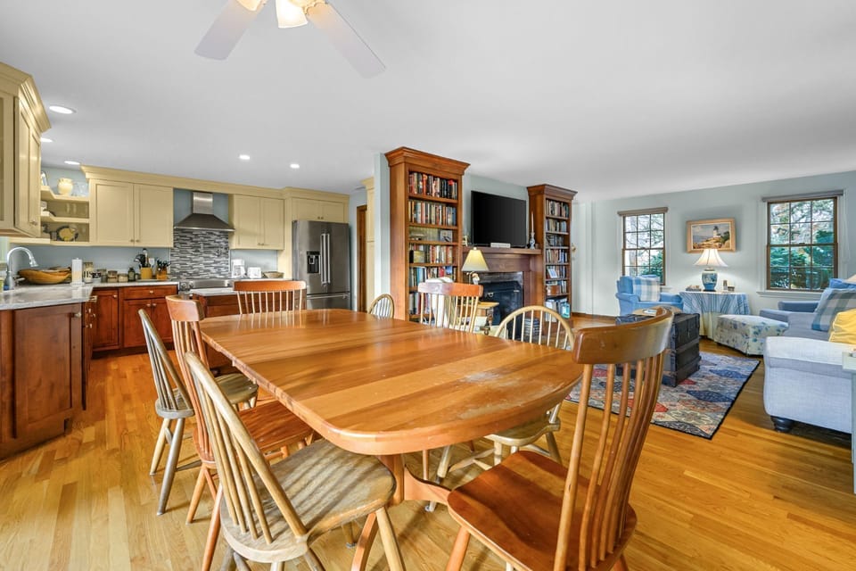 Dining table with seating