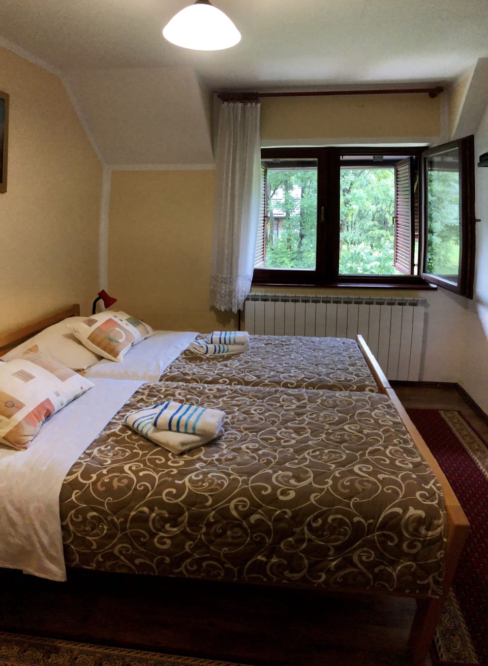 Double Room, Courtyard View | Premium bedding, free WiFi, bed sheets
