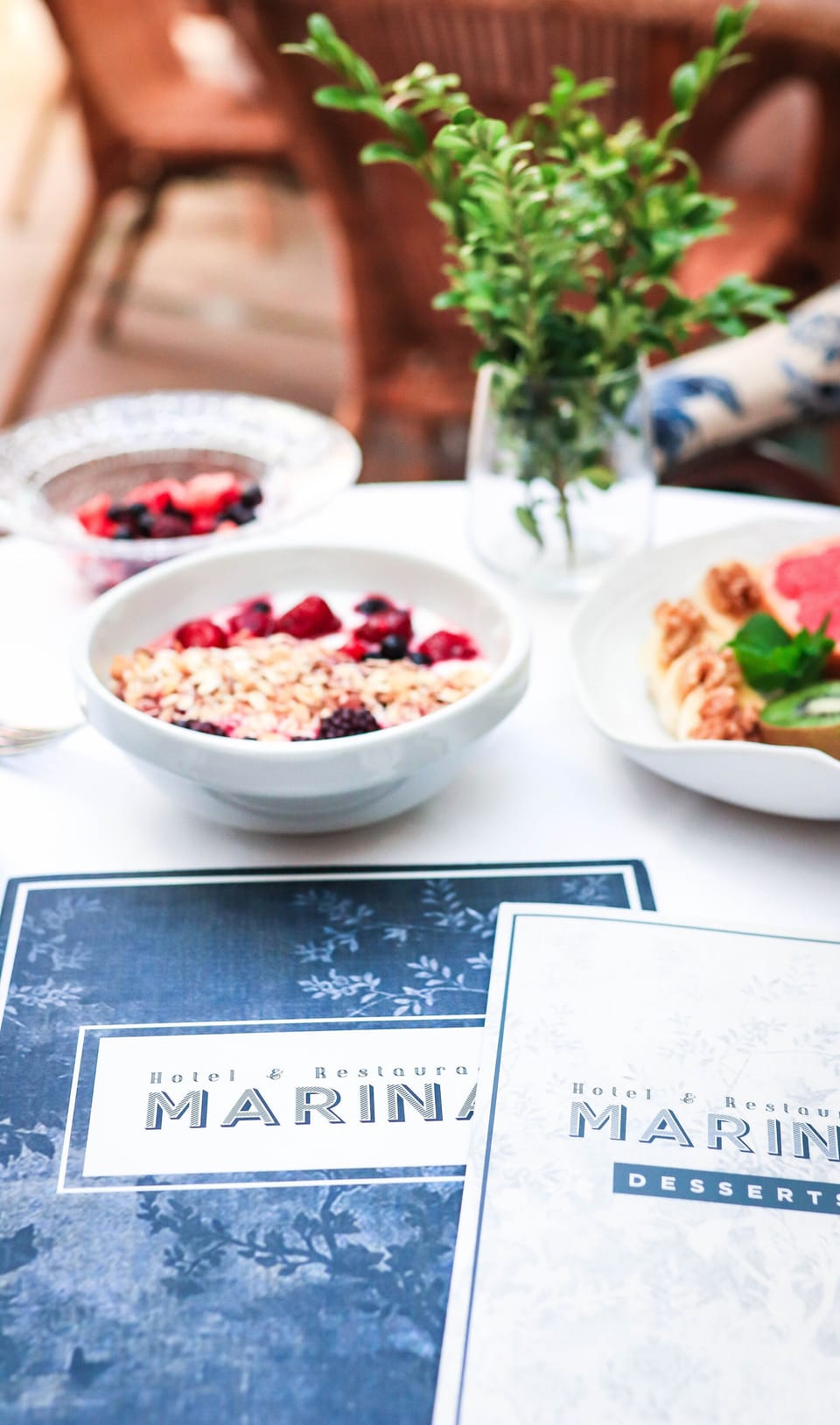 Daily buffet breakfast for a fee