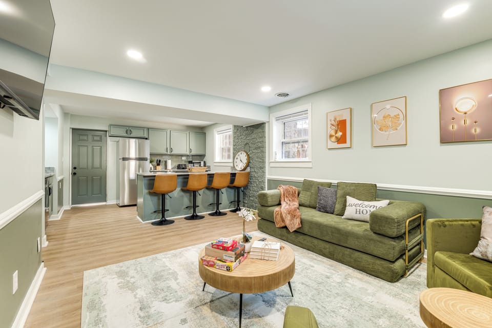 Additional Living Area | Lower Level | Full Folding Floor Mattress