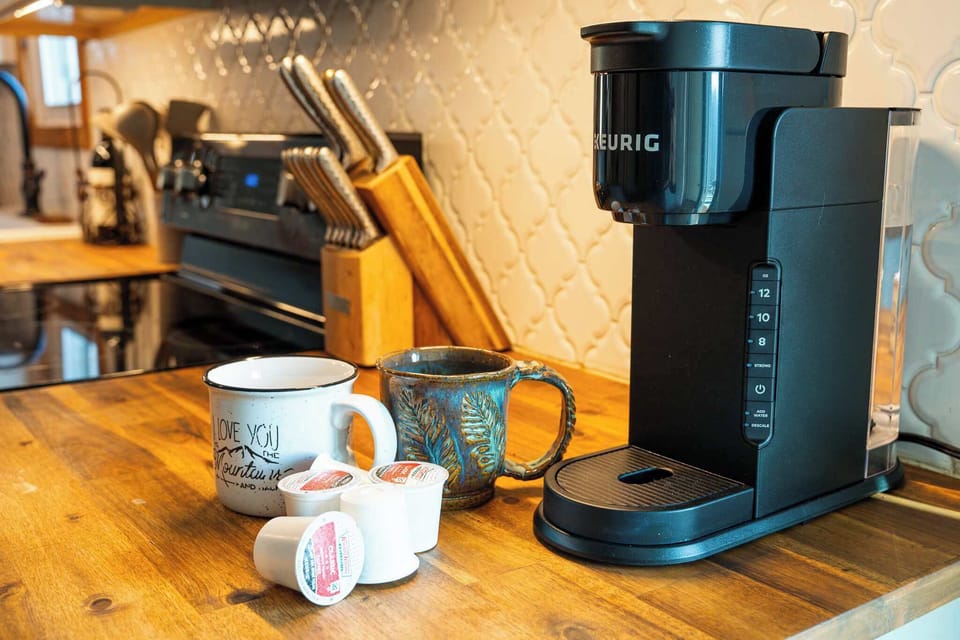 Fully-equipped coffee station!
