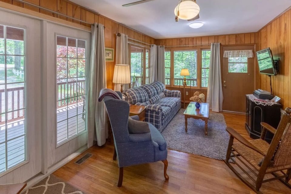 Living area with TV
