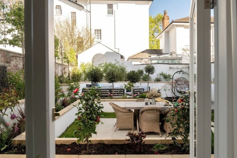 Slide the shutters open and let the outside in.