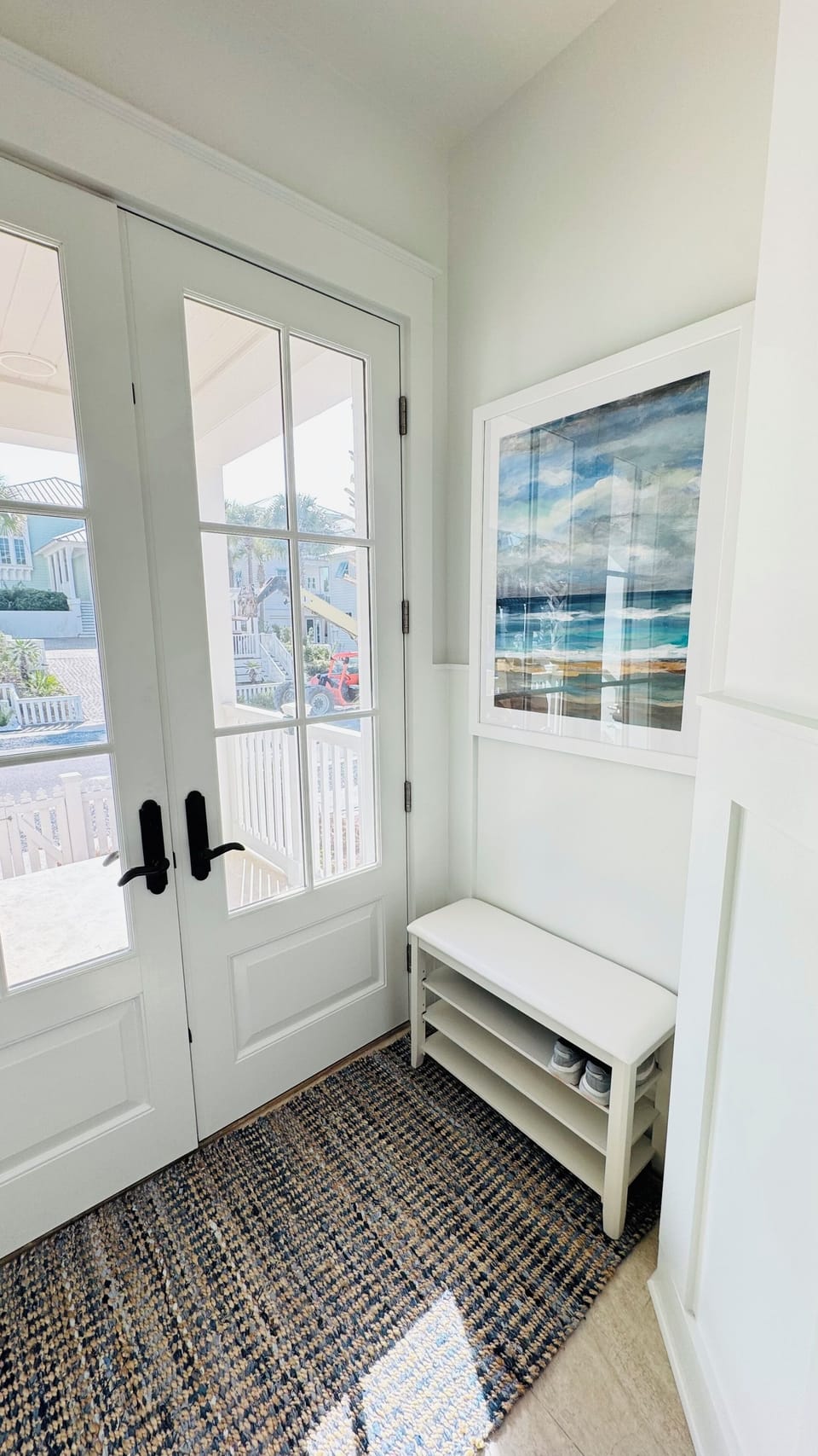 Entry with shoe storage