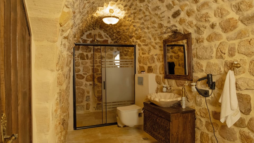 Exclusive Room | Bathroom | Combined shower/tub, hair dryer, towels, soap