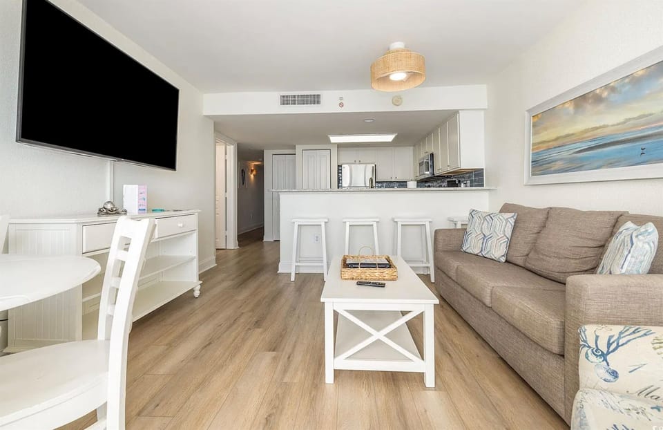 Living room with sleeper sofa