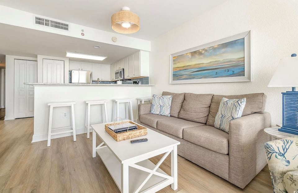 Living room with sleeper sofa