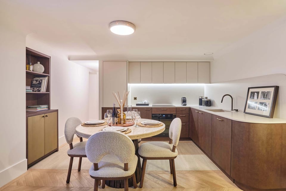 Salon cuisine ouverte espace repas