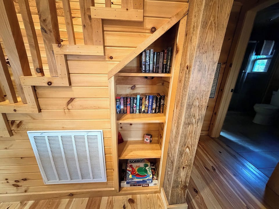 Games for the family and reading for a relaxing time. 