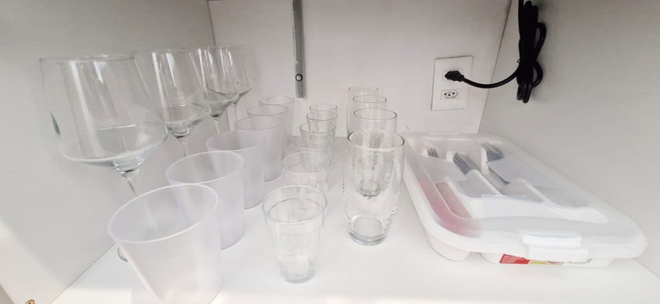 Apartment | Private kitchen | Fridge, microwave, coffee/tea maker, blender
