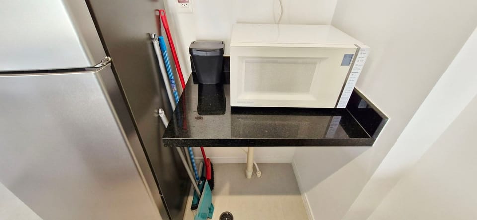 Apartment | Private kitchen | Fridge, microwave, coffee/tea maker, blender
