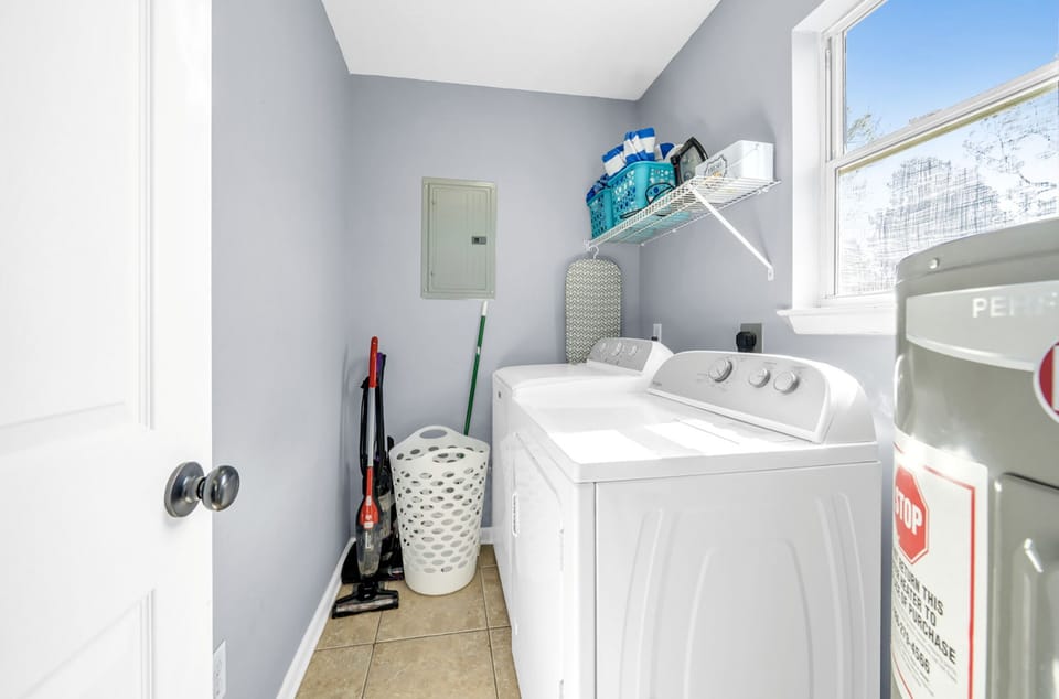 Washer and dryer