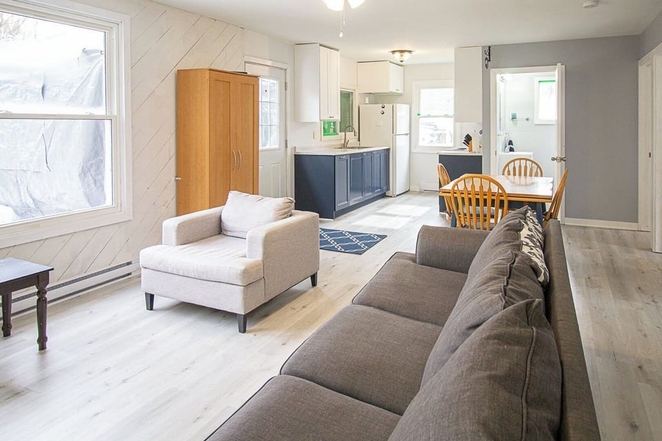 Living Room into Kitchen