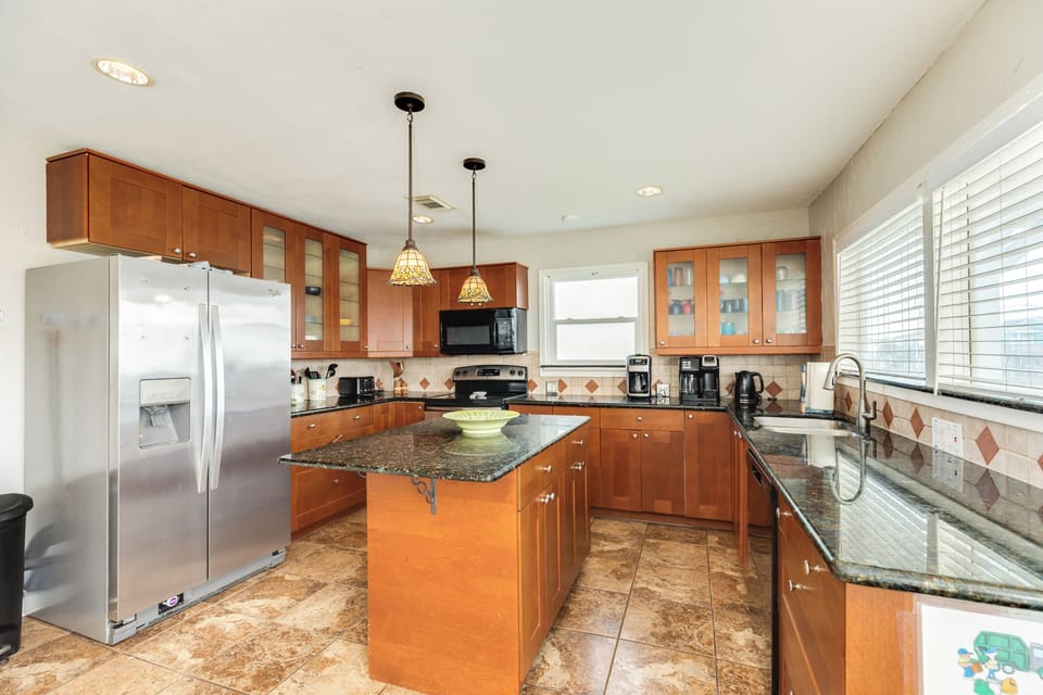 Plenty of counter space to prepare homecooked meals