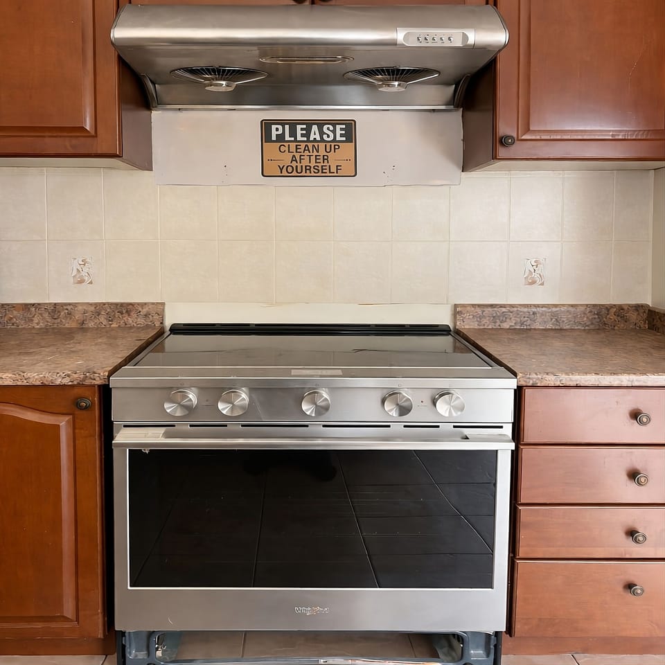 Shared Stovetop/ Oven