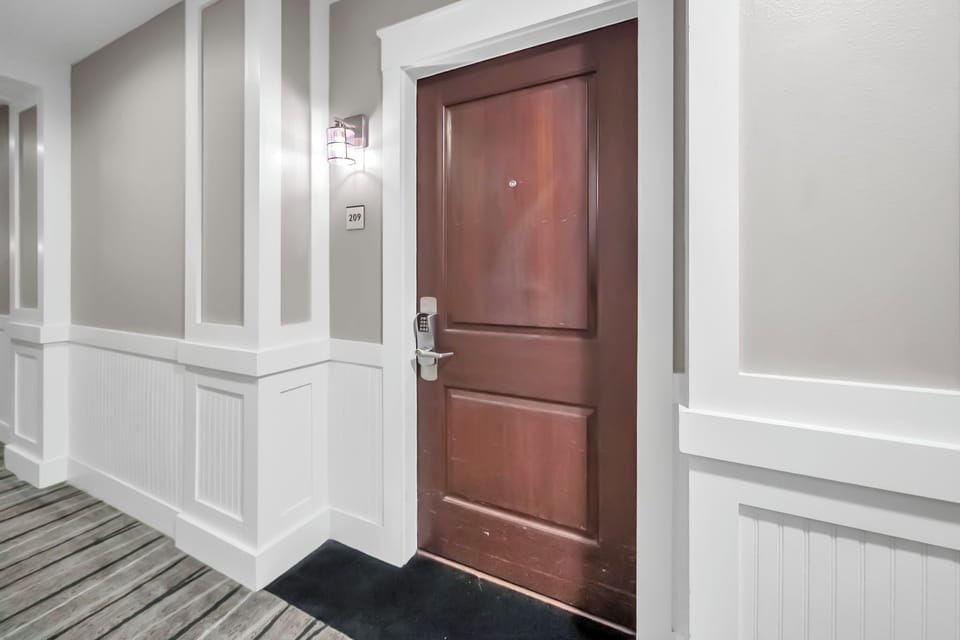 Front door to condo