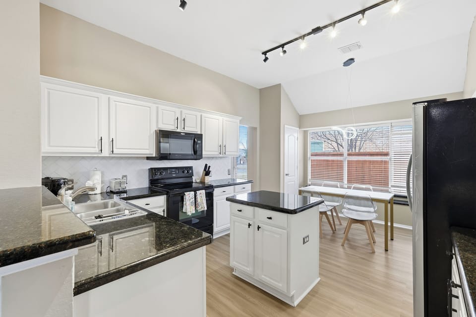 House, Patio | Private kitchen