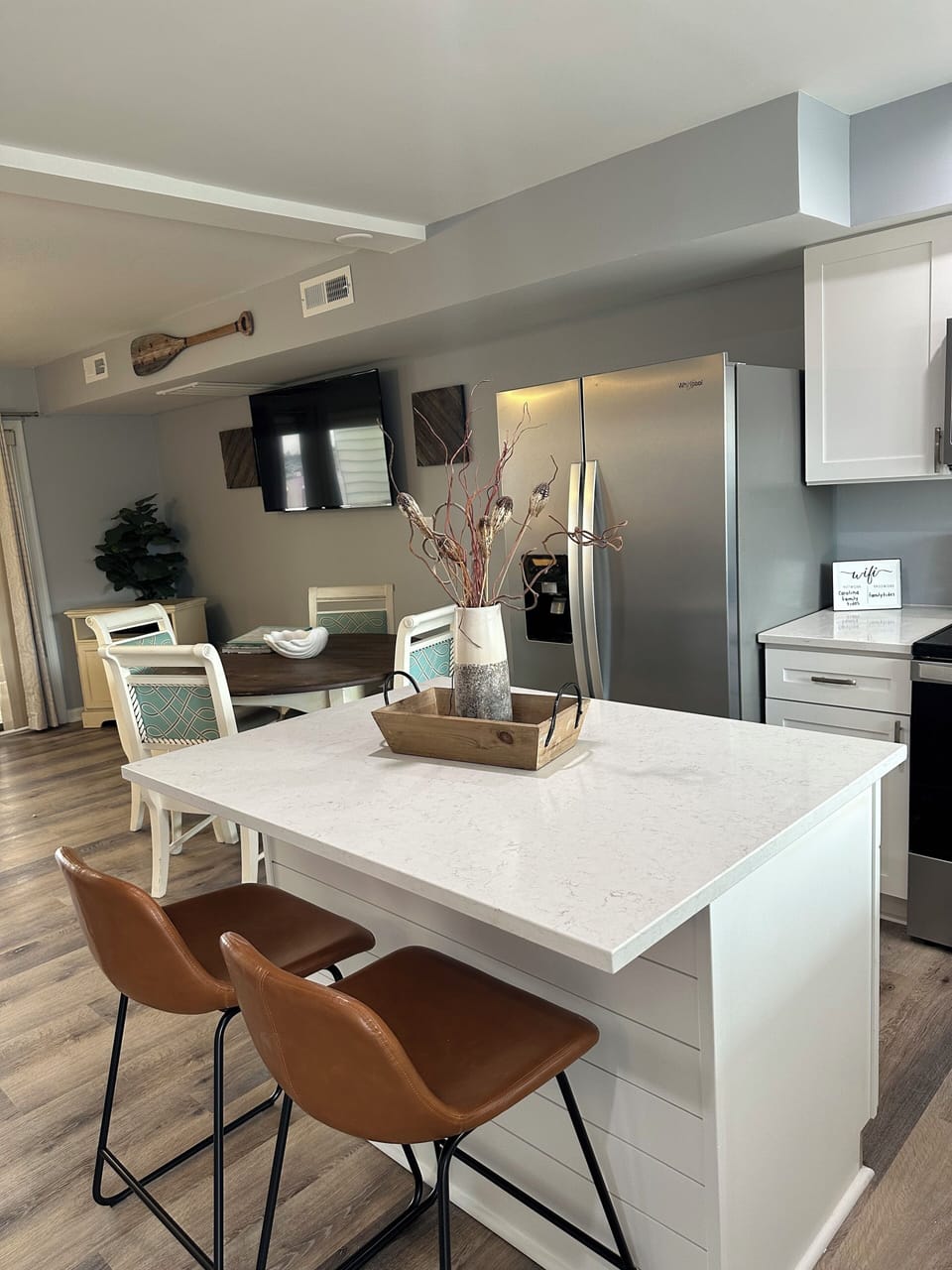 Kitchen and dining room