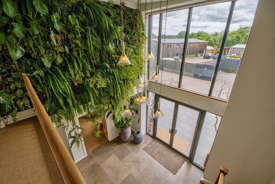 The entrance hall at Olive Orchard, Cotswolds