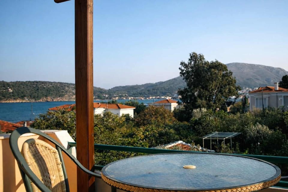 Balcony view - endless blue and peaceful surroundings.