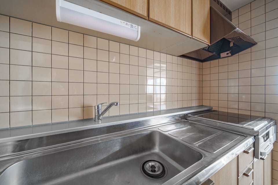 Apartment | Private kitchen | Fridge, microwave, stovetop, rice cooker