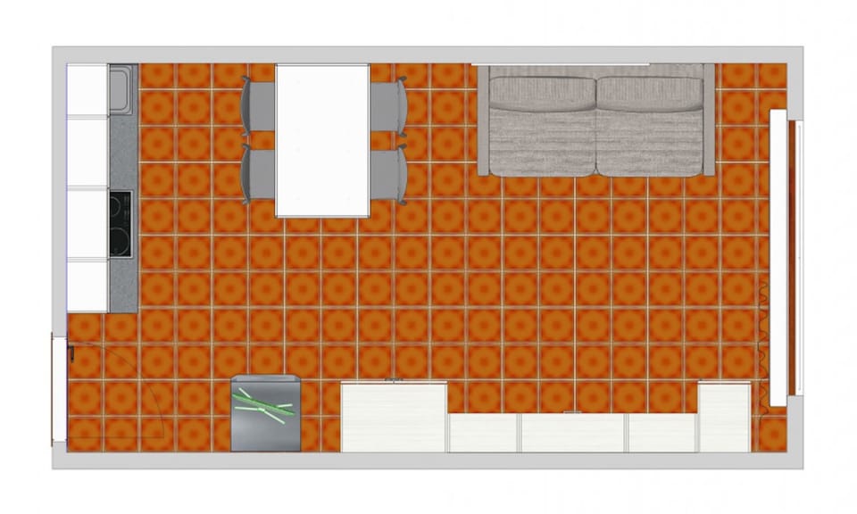 Studio, Terrace | Floor plan