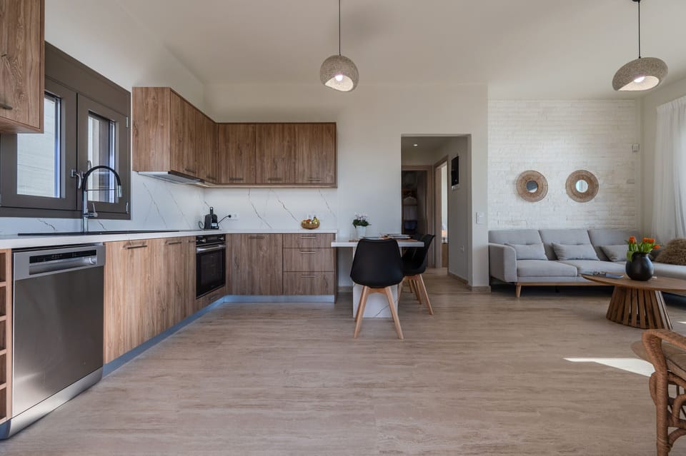 Villa, 2 Bedrooms, Private Pool, Sea View | Private kitchen | Coffee/tea maker, highchair