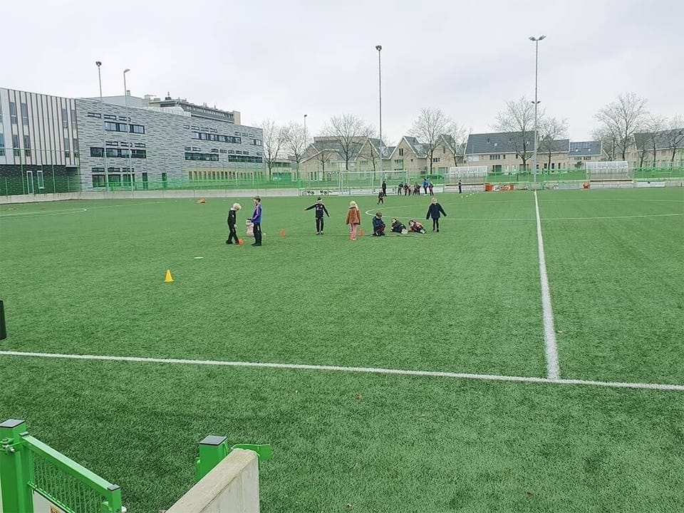 Play and unwind with convenient access to nearby sports fields.