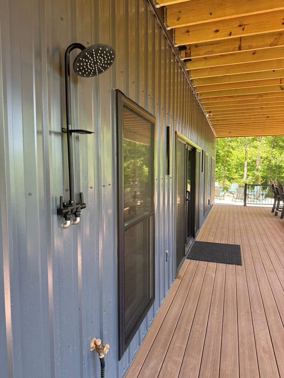 outdoor shower