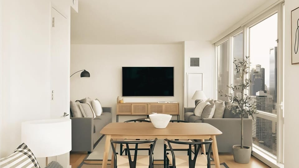 Skyline-View NYC 2BR/1.5BA — Modern, Bright, Beautifully Laid Out Apartment in Weehawken