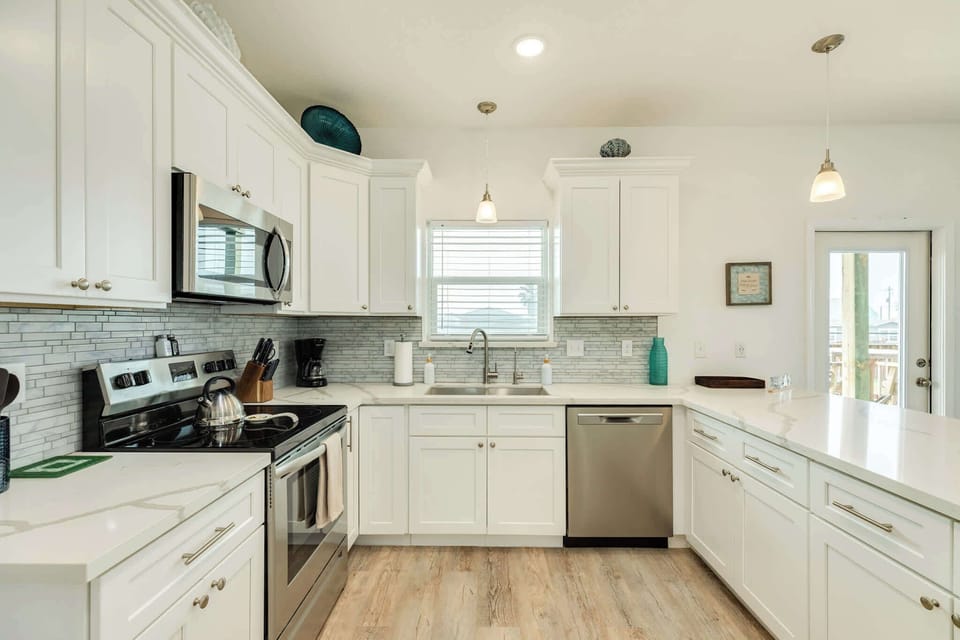 Full sized fully loaded kitchen