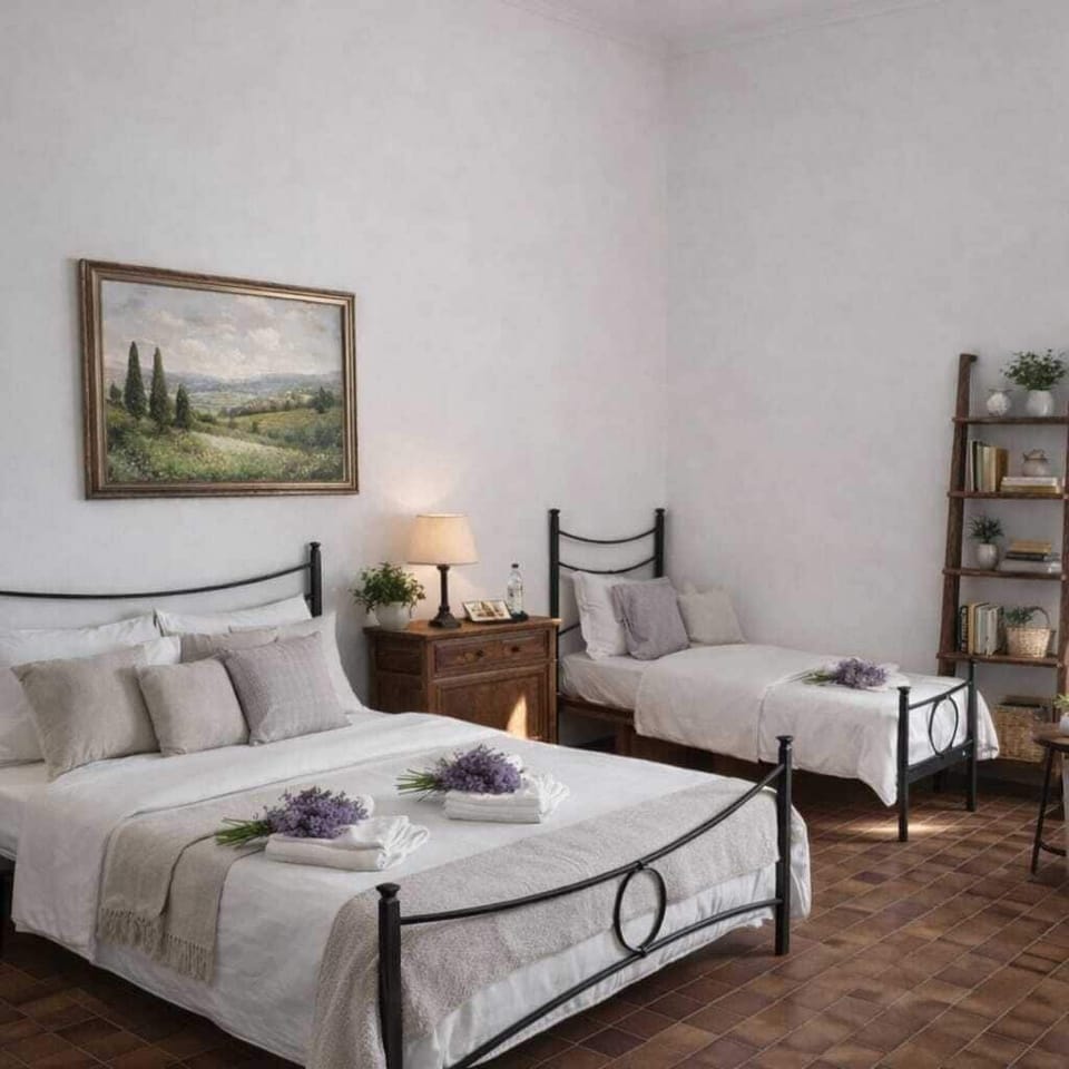 Family Quadruple Room, Vineyard View | Bathroom | Hair dryer, bidet, towels, soap
