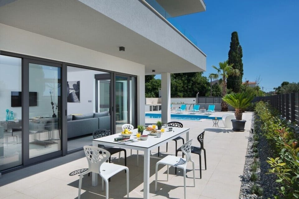 Terrace and outdoor dining area